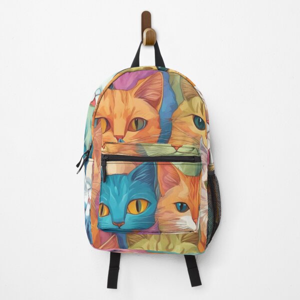 Item preview, Cute Colorful Cat Crowd designed and sold by purplesensation.