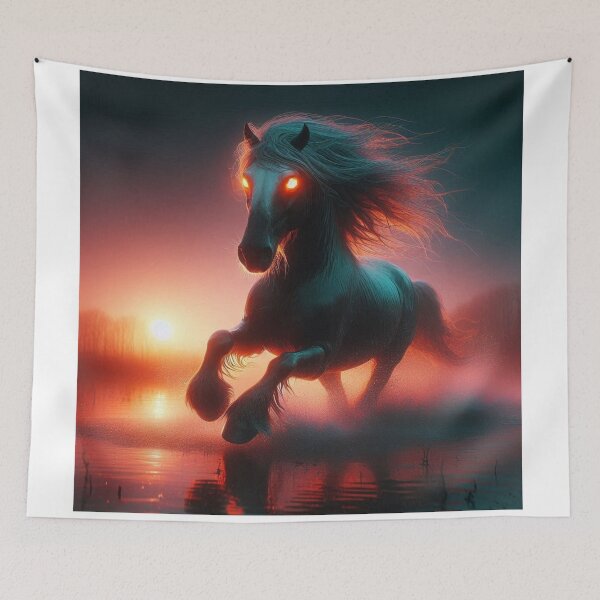 Item preview, Mythical Water Horse Digital Print 4 designed and sold by FolkloreMacabre.