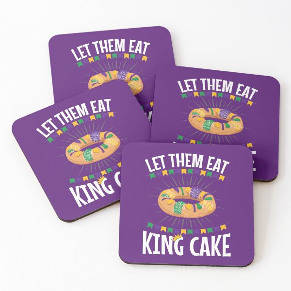 Item preview, Mardi Gras Let Them Eat King Cake designed and sold by jaygo.