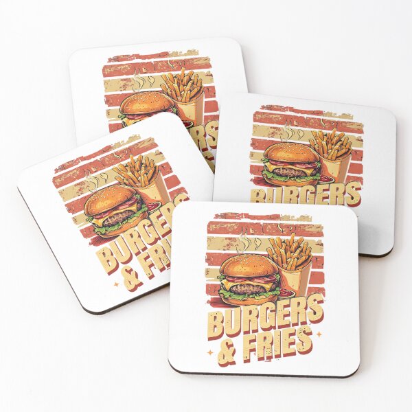 Item preview, Burgers and fries designed and sold by JonysCreativeDesigns.