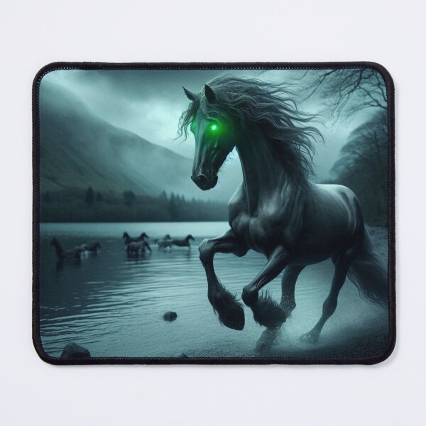 Item preview, Mythical Water Horse Print 5 designed and sold by FolkloreMacabre.