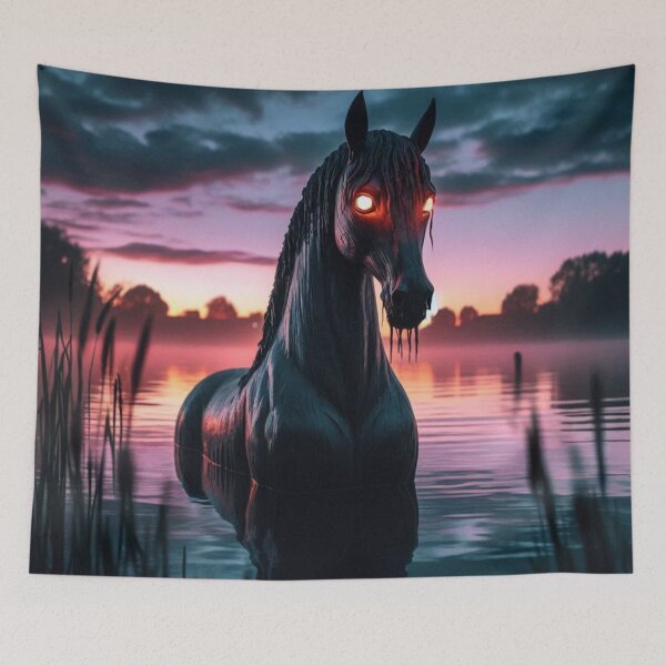 Item preview, Mythical Water Horse Digital Print 6 designed and sold by FolkloreMacabre.