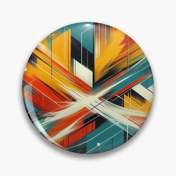 Item preview, Minimalist Acrylic Art in 3 Bold Colors – Modern Abstract Design for Clothing, Home Decor & Accessories designed and sold by knalpot-design.