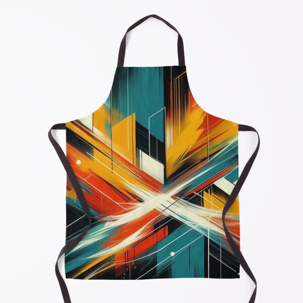 Item preview, Minimalist Acrylic Art in 3 Bold Colors – Modern Abstract Design for Clothing, Home Decor & Accessories designed and sold by knalpot-design.