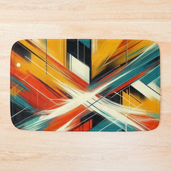 Item preview, Minimalist Acrylic Art in 3 Bold Colors – Modern Abstract Design for Clothing, Home Decor & Accessories designed and sold by knalpot-design.