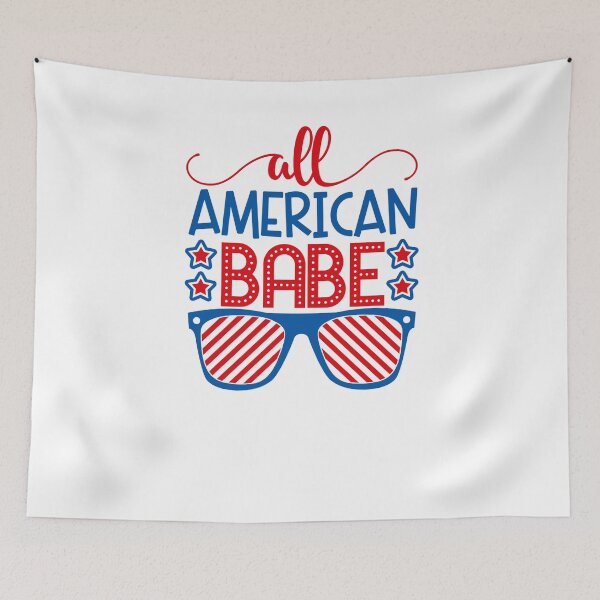 Item preview, All American Babe July 4th designed and sold by Andrewkgolf.