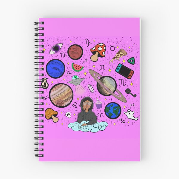 Item preview, Earth to Kyla - Soft Pink designed and sold by Eclectic Soul Art Co..