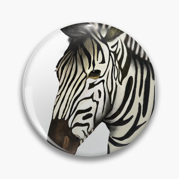 Item preview, Zebra Face Sticker designed and sold by libraryoflinds.