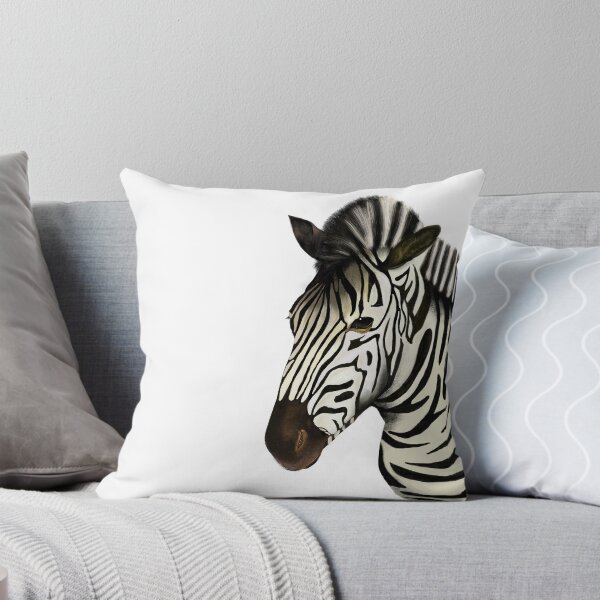 Item preview, Zebra Face Sticker designed and sold by libraryoflinds.