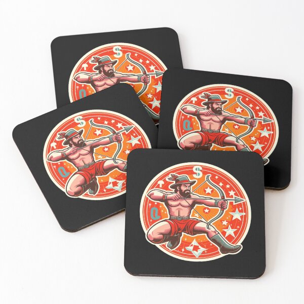 Item preview, Sagittarius Vintage – Retro Zodiac Art designed and sold by EuropeanPrints.