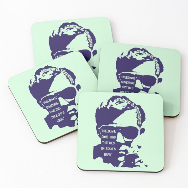 Item preview, Hunter S. Thompson quote: Freedom is something that dies unless it's used. designed and sold by artbleed.