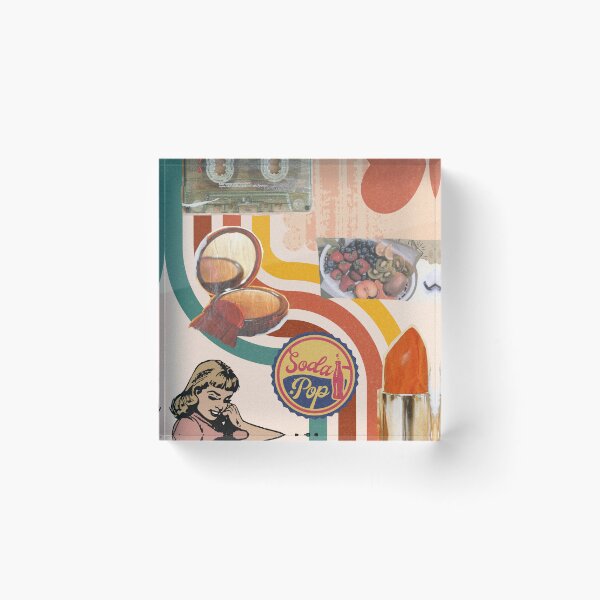 Item preview, Groovy Retro Collage designed and sold by Leaf & Layer.