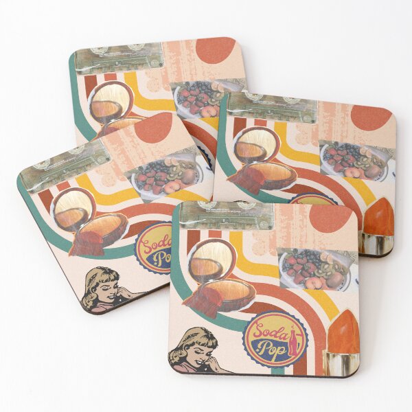 Item preview, Groovy Retro Collage designed and sold by Leaf & Layer.