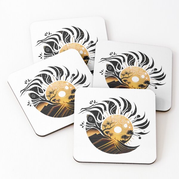 Item preview, African Sunset Mirage designed and sold by ShadowAndSlate.