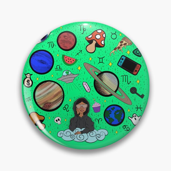 Item preview, Earth to Kyla - Sea Foam Green designed and sold by Eclectic Soul Art Co..