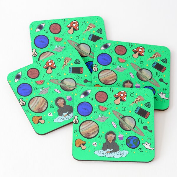 Item preview, Earth to Kyla - Sea Foam Green designed and sold by Eclectic Soul Art Co..