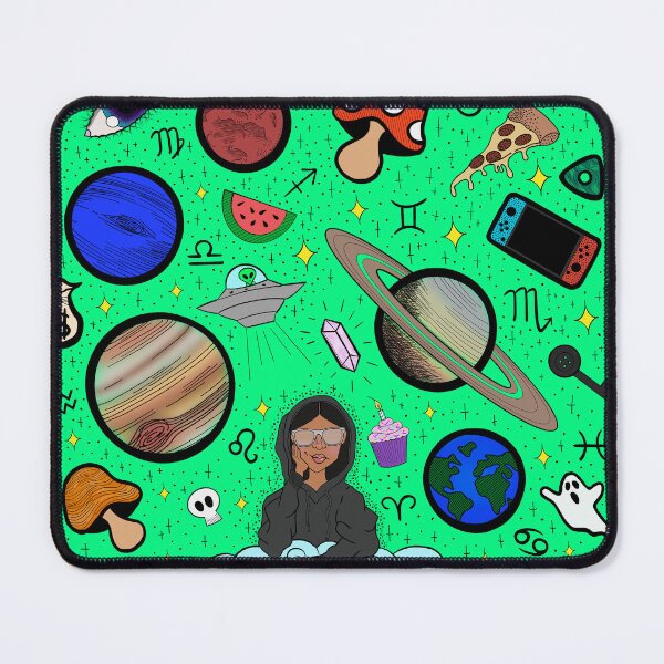 Item preview, Earth to Kyla - Sea Foam Green designed and sold by Eclectic Soul Art Co..
