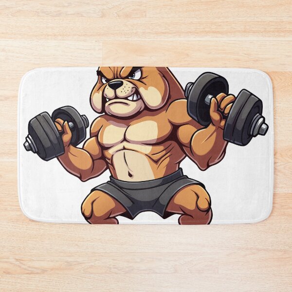 Item preview, Buff Bulldog | Cartoon Strong Gym Dog designed and sold by NovaProArt.