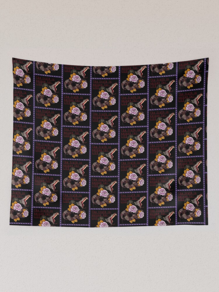Thumbnail 2 of 3, Tapestry, Snake and Roses designed and sold by Victor0097.