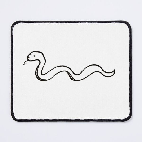 Item preview, badly drawn snake designed and sold by hanakinart.