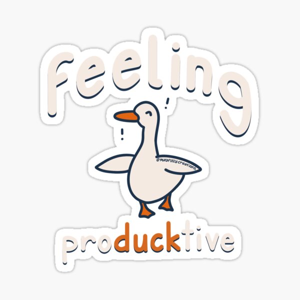 Item preview, Feeling Producktive designed and sold by Mayfully.