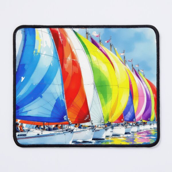 Item preview, Watercolor Sailboat Race designed and sold by Maria Dryfhout.