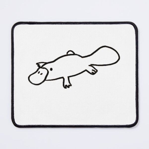 Item preview, badly drawn platypus designed and sold by hanakinart.