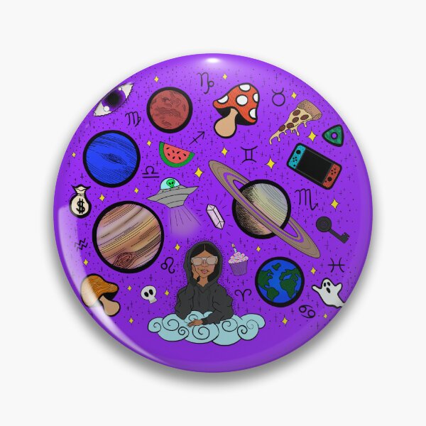 Item preview, Earth to Kyla - Purple designed and sold by Eclectic Soul Art Co..