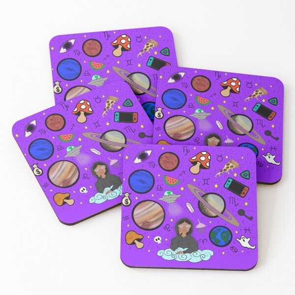 Item preview, Earth to Kyla - Purple designed and sold by Eclectic Soul Art Co..