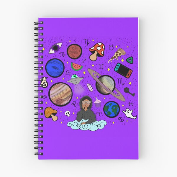 Item preview, Earth to Kyla - Purple designed and sold by Eclectic Soul Art Co..
