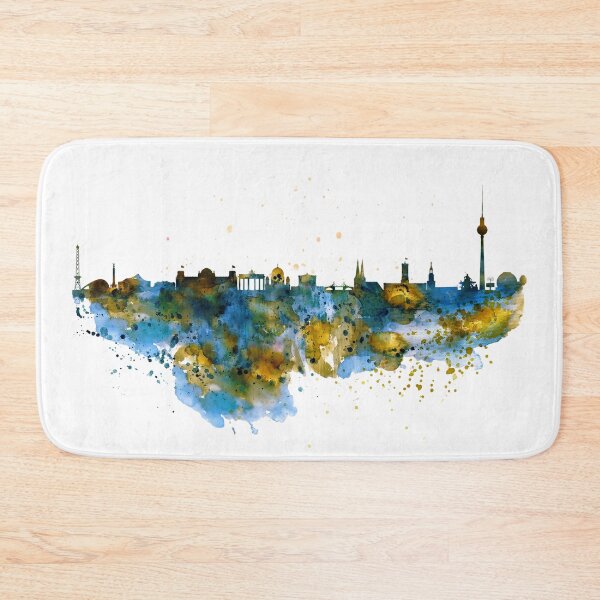 Item preview, Berlin Skyline Watercolor designed and sold by caracatita75.