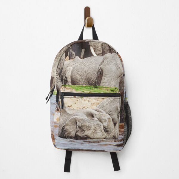 Item preview, Elephants Start to Cross the River 2 Masai Mara Kenya designed and sold by PhotoArt by Joan Carroll.