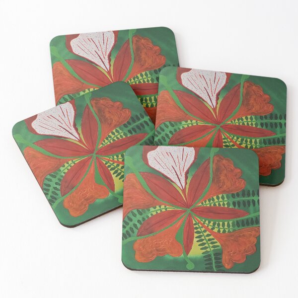 Aperçu de l'œuvre Fleur flamboyante créée et vendue par Sgraffito Artworks.