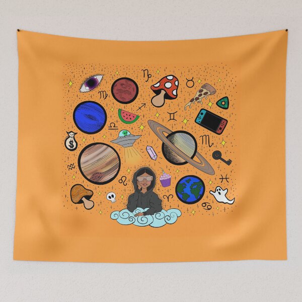 Item preview, Earth to Kyla - Orange designed and sold by Eclectic Soul Art Co..