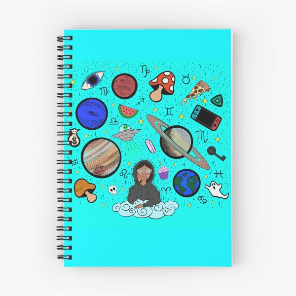 Item preview, Earth to Kyla - Electric Blue designed and sold by Eclectic Soul Art Co..