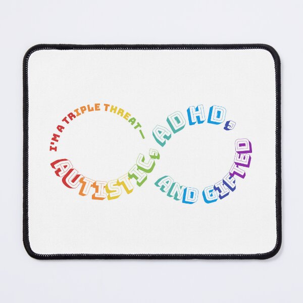 Item preview, Neurodivergent Triple Threat designed and sold by CarDashCrochet.