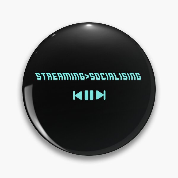 Item preview, Streaming Over Socializing Quote Design designed and sold by CharmingArt23.