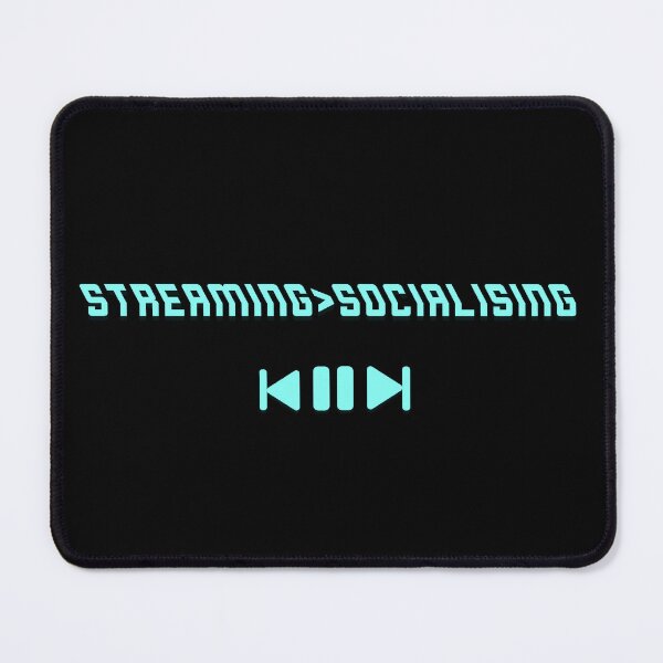 Item preview, Streaming Over Socializing Quote Design designed and sold by CharmingArt23.