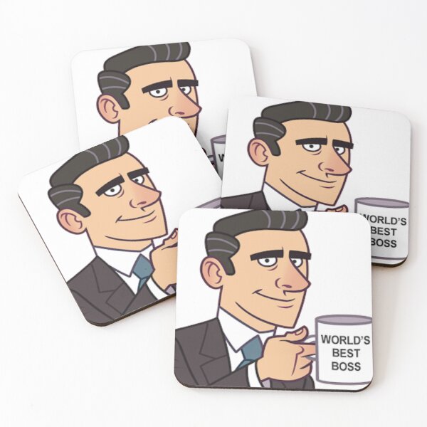 Item preview, Michael scott cartoon the office designed and sold by Jetbrains.