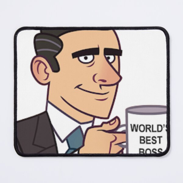 Item preview, Michael scott cartoon the office designed and sold by Jetbrains.