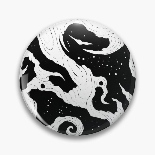 Item preview, Cosmic Whispers - Black and White Pattern designed and sold by SmirkingDesigns.