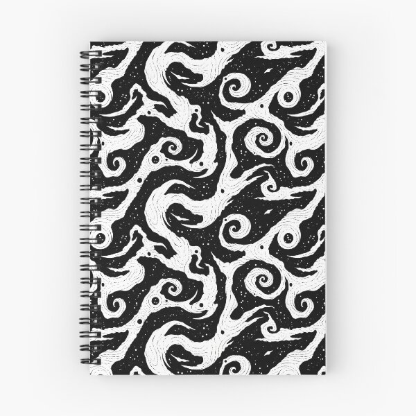 Item preview, Cosmic Whispers - Black and White Pattern designed and sold by SmirkingDesigns.