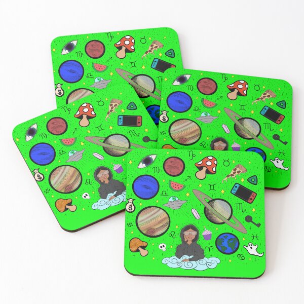 Item preview, Earth to Kyla - Neon Green designed and sold by Eclectic Soul Art Co..