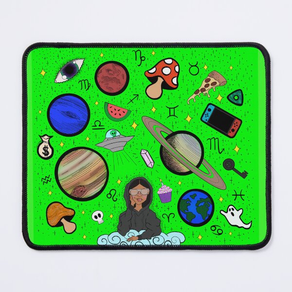 Item preview, Earth to Kyla - Neon Green designed and sold by Eclectic Soul Art Co..