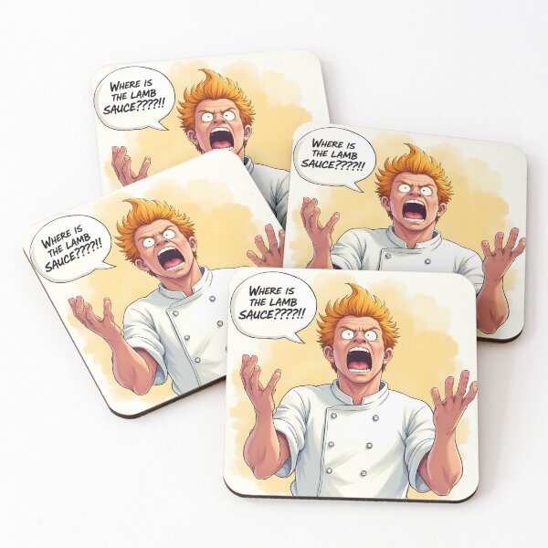 Item preview, Gordon Ramsay – Ghibli Style "Where is the Lamb Sauce?!" designed and sold by Wolfi51.