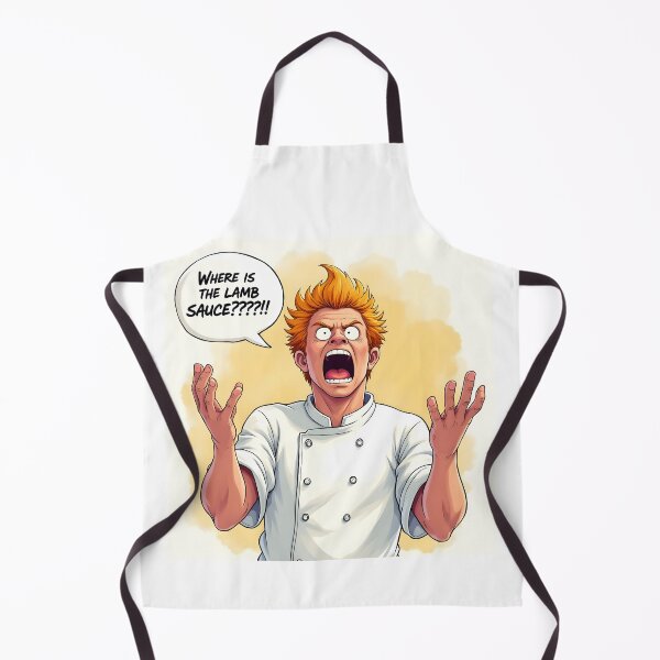 Item preview, Gordon Ramsay – Ghibli Style "Where is the Lamb Sauce?!" designed and sold by Wolfi51.