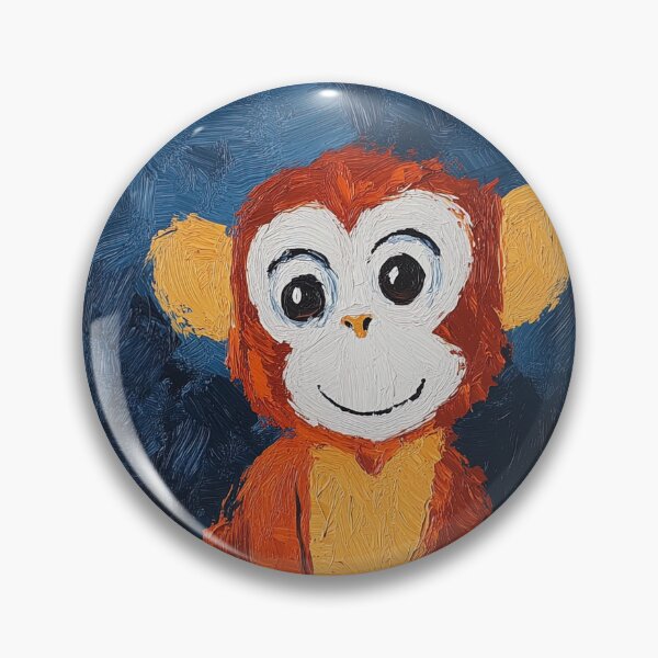 Item preview, monkey | Post-impressionist painting style designed and sold by ComicsFactory.