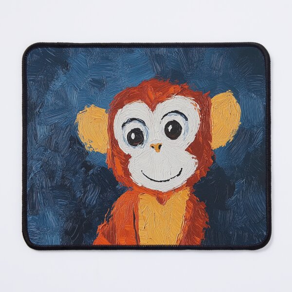 Item preview, monkey | Post-impressionist painting style designed and sold by ComicsFactory.