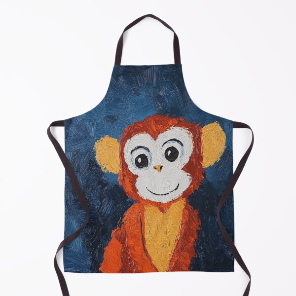 Item preview, monkey | Post-impressionist painting style designed and sold by ComicsFactory.