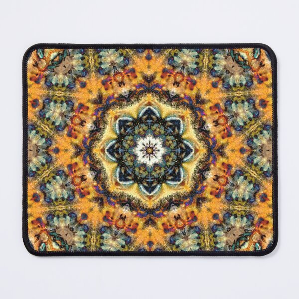 Item preview, Plasmaria K10 Gold Orange Star Mandala Design designed and sold by Plasmaria.
